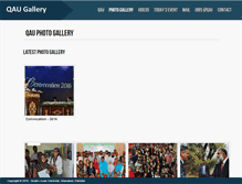 Tablet Screenshot of media.qau.edu.pk